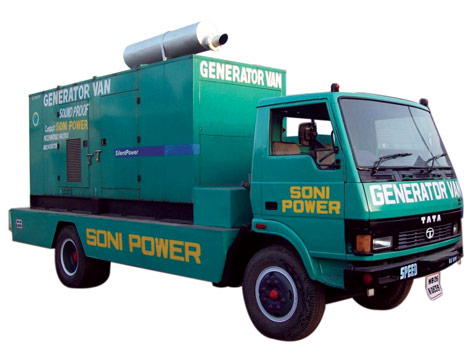 Soundproof Mobile Generator Van
