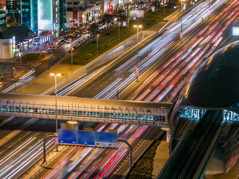 Highways and Metro Station